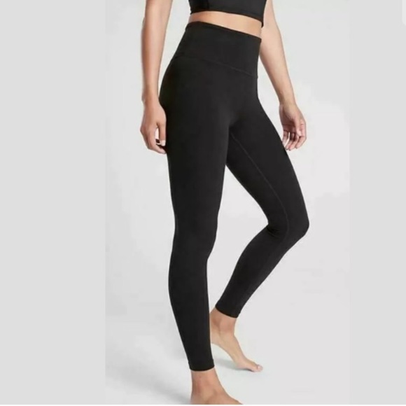 Athleta Pants & Jumpsuits Athleta Ultra High Rise Elation Leggings 78 Tights Black 25 Medium